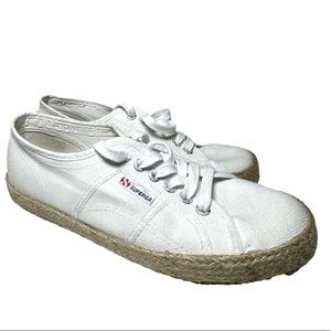 Superga white espadrilles sneaker 9/40